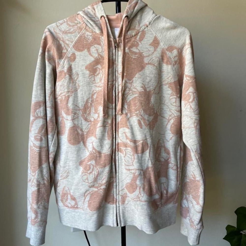 minnie mouse disney zip up with hooded ears